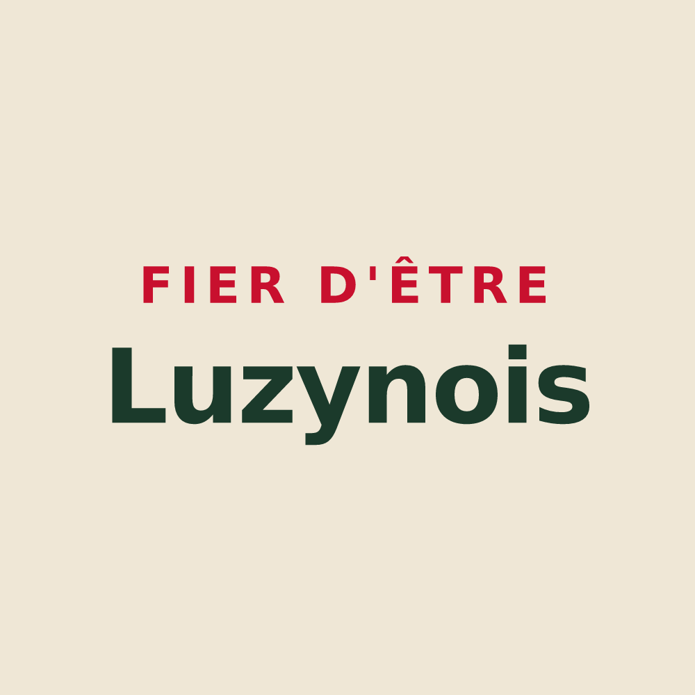 Tote bag « Fier d'être Luzynois » — design pour Luzy-Saint-Martin