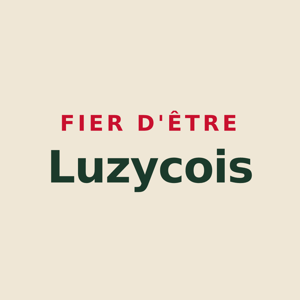 Tote bag « Fier d'être Luzycois » — design pour Luzy