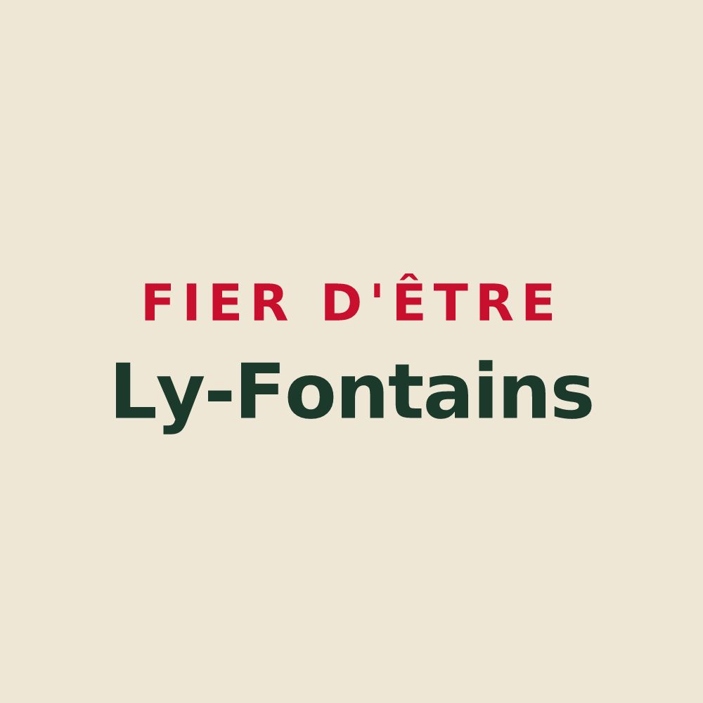 Tote bag « Fier d'être Ly-Fontains » — design pour Ly-Fontaine