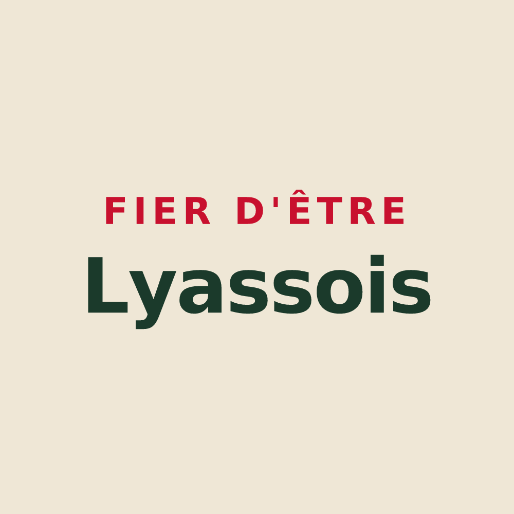 Tote bag « Fier d'être Lyassois » — design pour Lyas