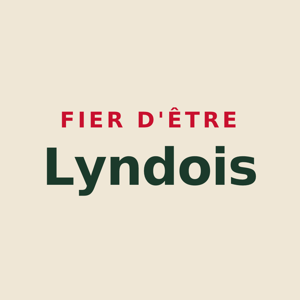Tote bag « Fier d'être Lyndois » — design pour Lynde