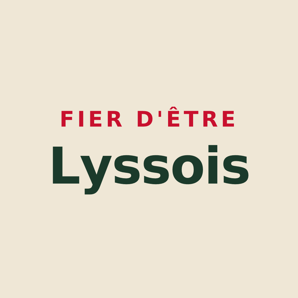 Tote bag « Fier d'être Lyssois » — design pour Lys-lez-Lannoy