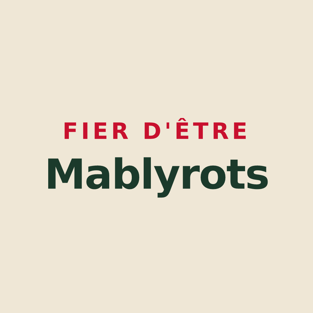 Tote bag « Fier d'être Mablyrots » — design pour Mably