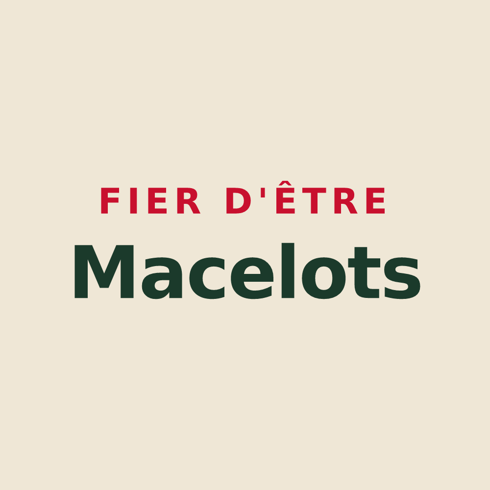 Tote bag « Fier d'être Macelots » — design pour Macey