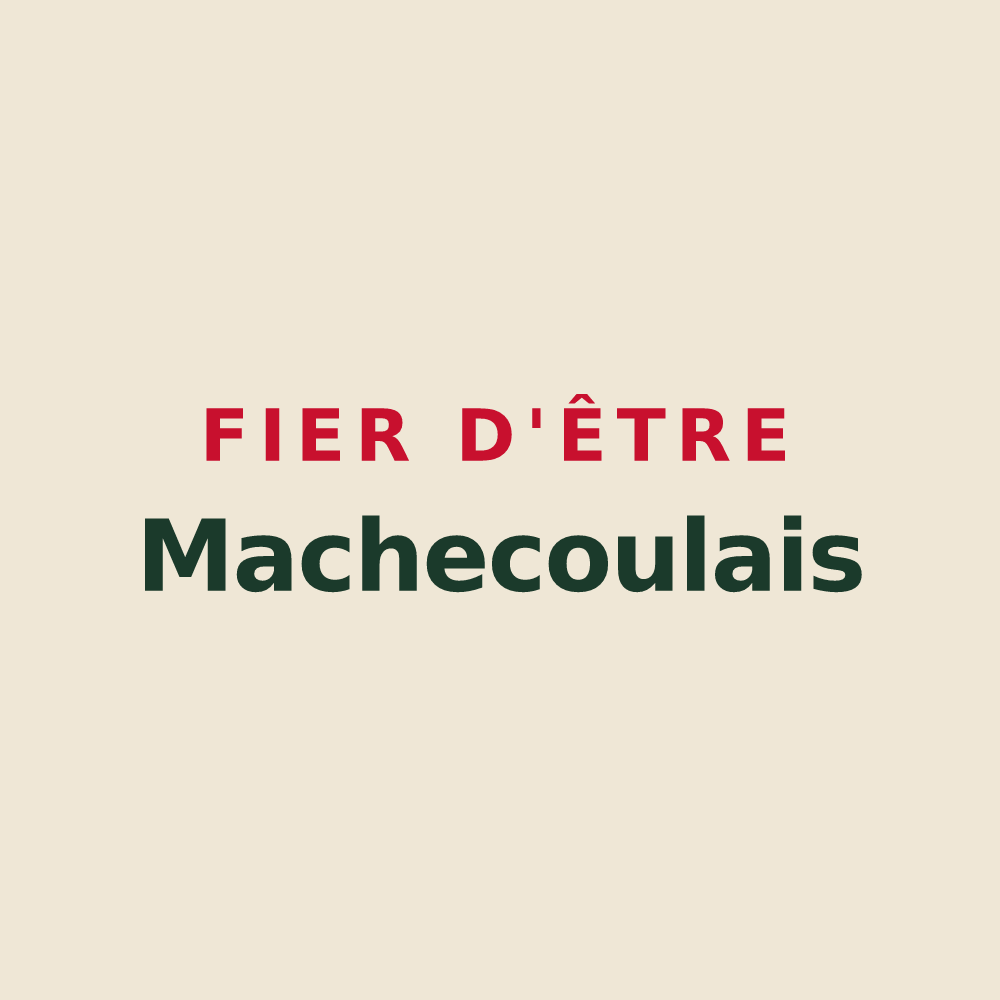 Tote bag « Fier d'être Machecoulais » — design pour Machecoul-Saint-Même