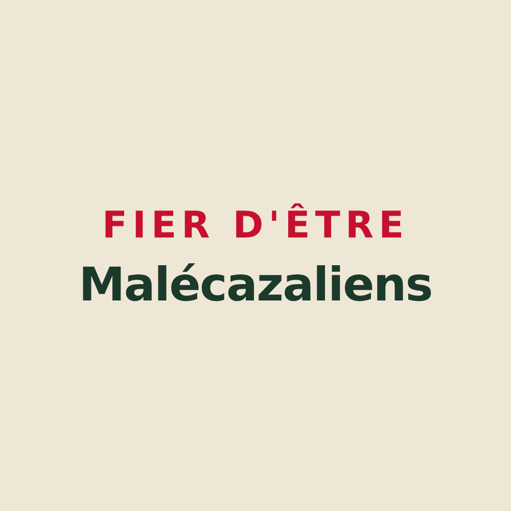 Tote bag « Fier d'être Malécazaliens » — design pour Machézal