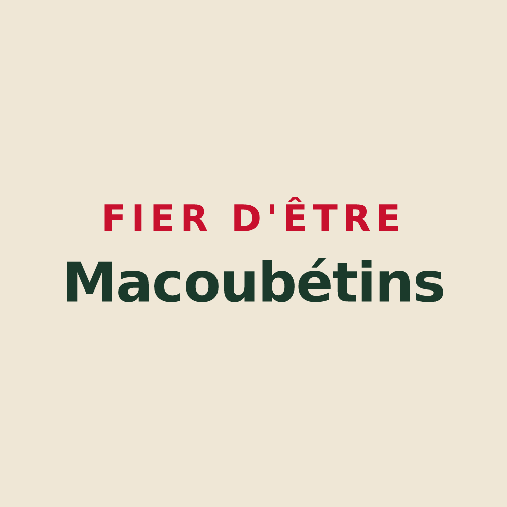 Tote bag « Fier d'être Macoubétins » — design pour Macouba