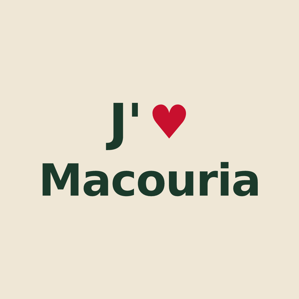 Tote bag personnalisé Macouria — design J'aime Macouria