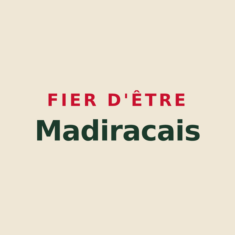 Tote bag « Fier d'être Madiracais » — design pour Madirac
