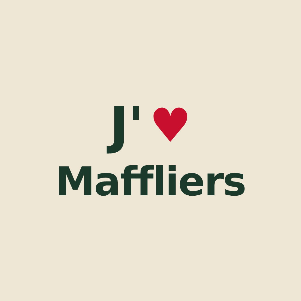 Tote bag personnalisé Maffliers — design J'aime Maffliers