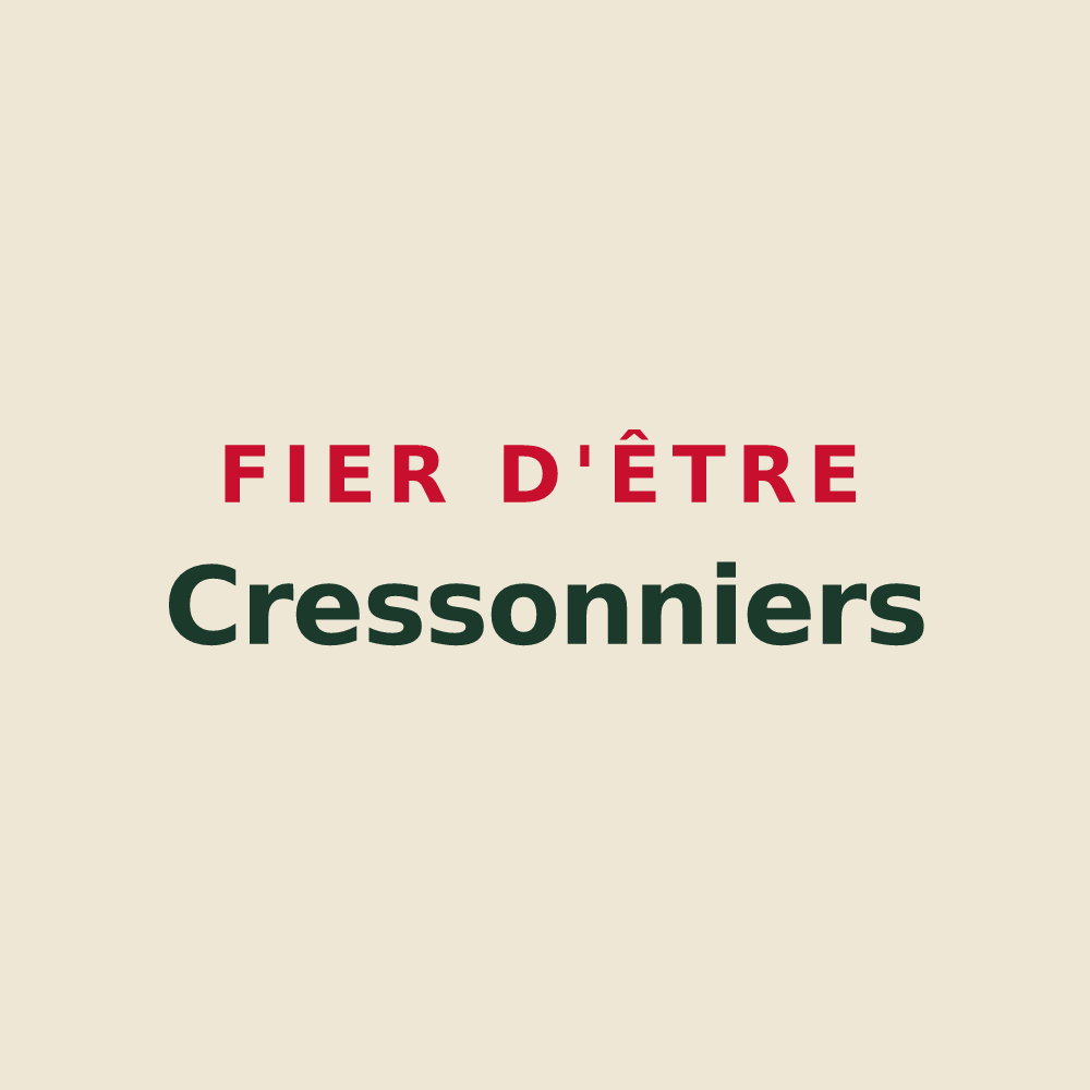 Tote bag « Fier d'être Cressonniers » — design pour Maffrécourt