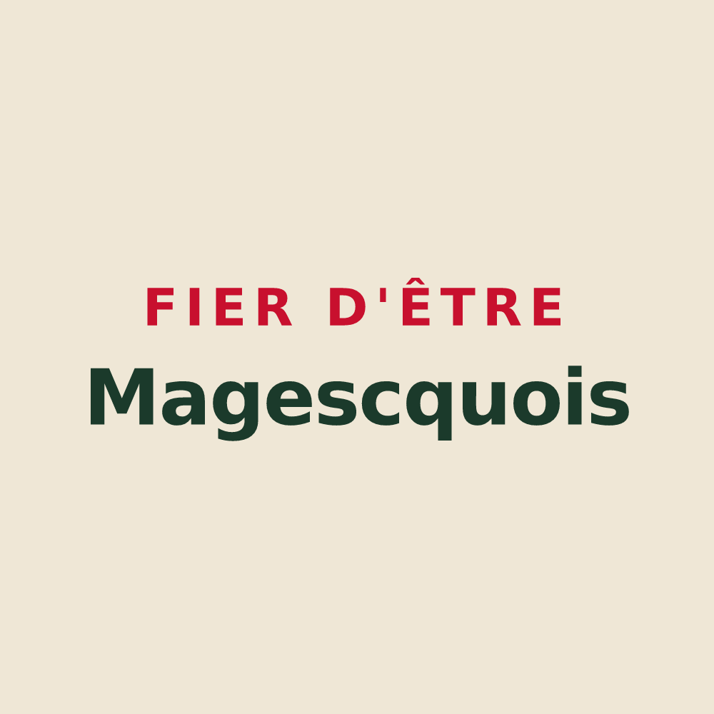 Tote bag « Fier d'être Magescquois » — design pour Magescq