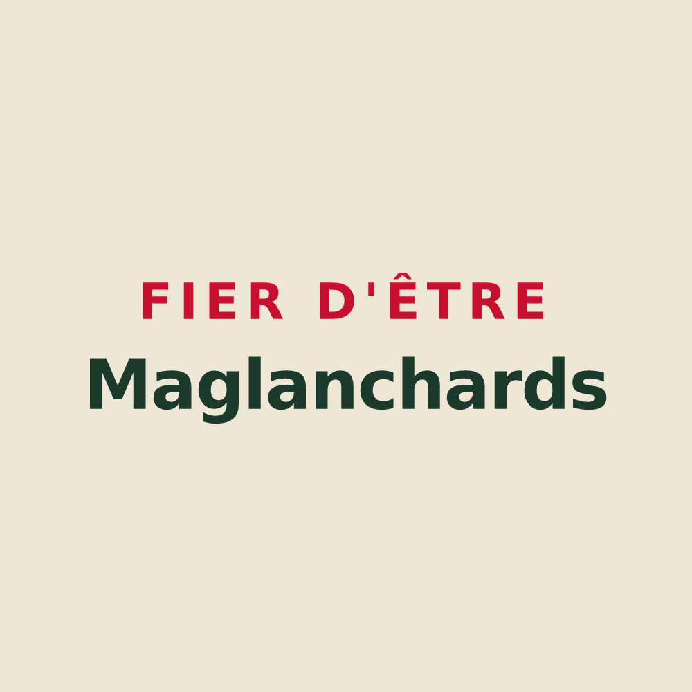 Tote bag « Fier d'être Maglanchards » — design pour Magland