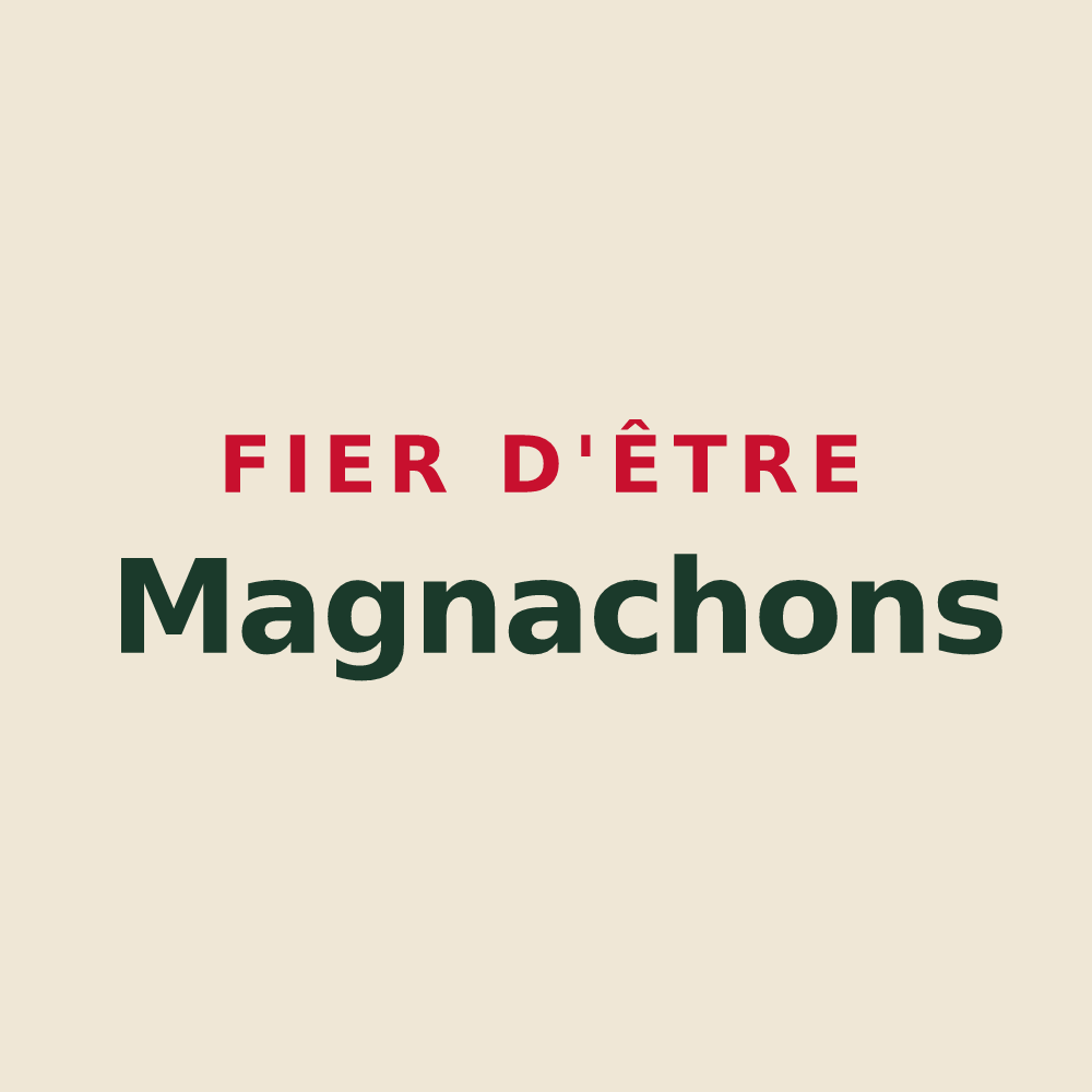 Tote bag « Fier d'être Magnachons » — design pour Magnac-Laval