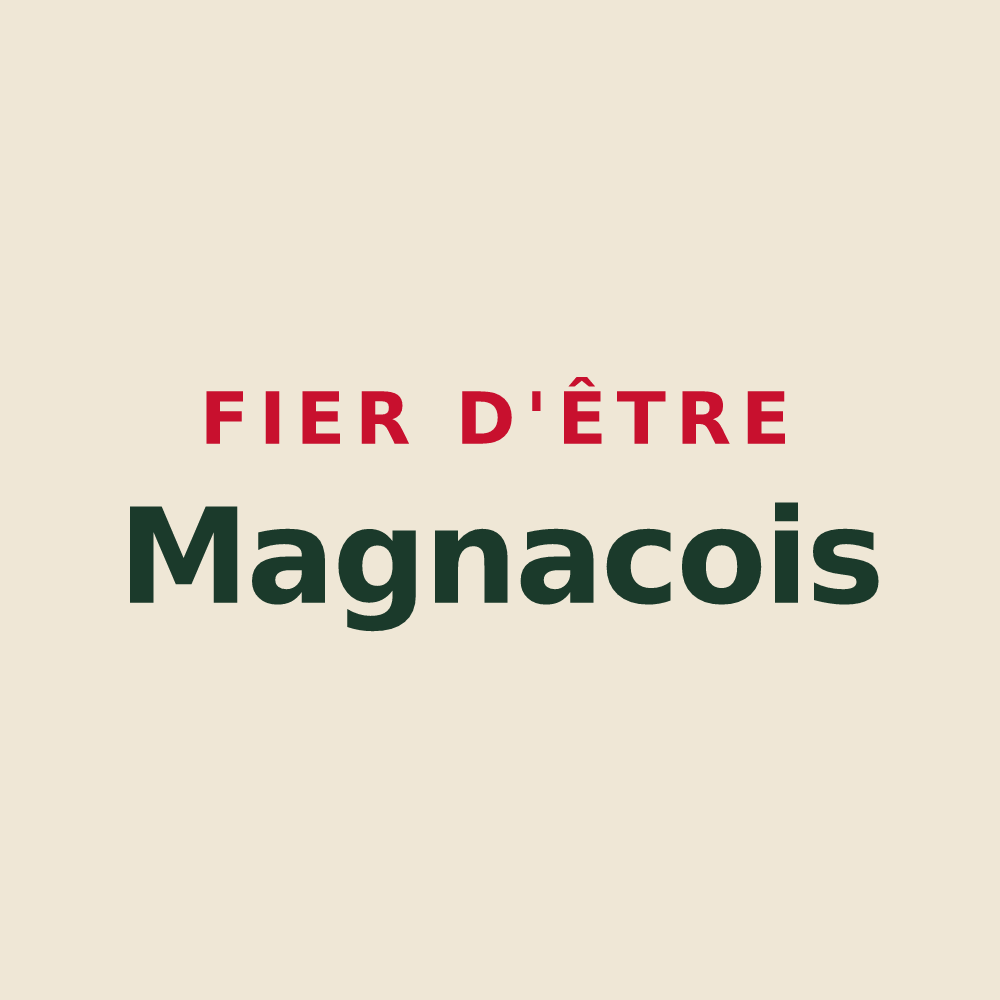 Tote bag « Fier d'être Magnacois » — design pour Magnac-sur-Touvre