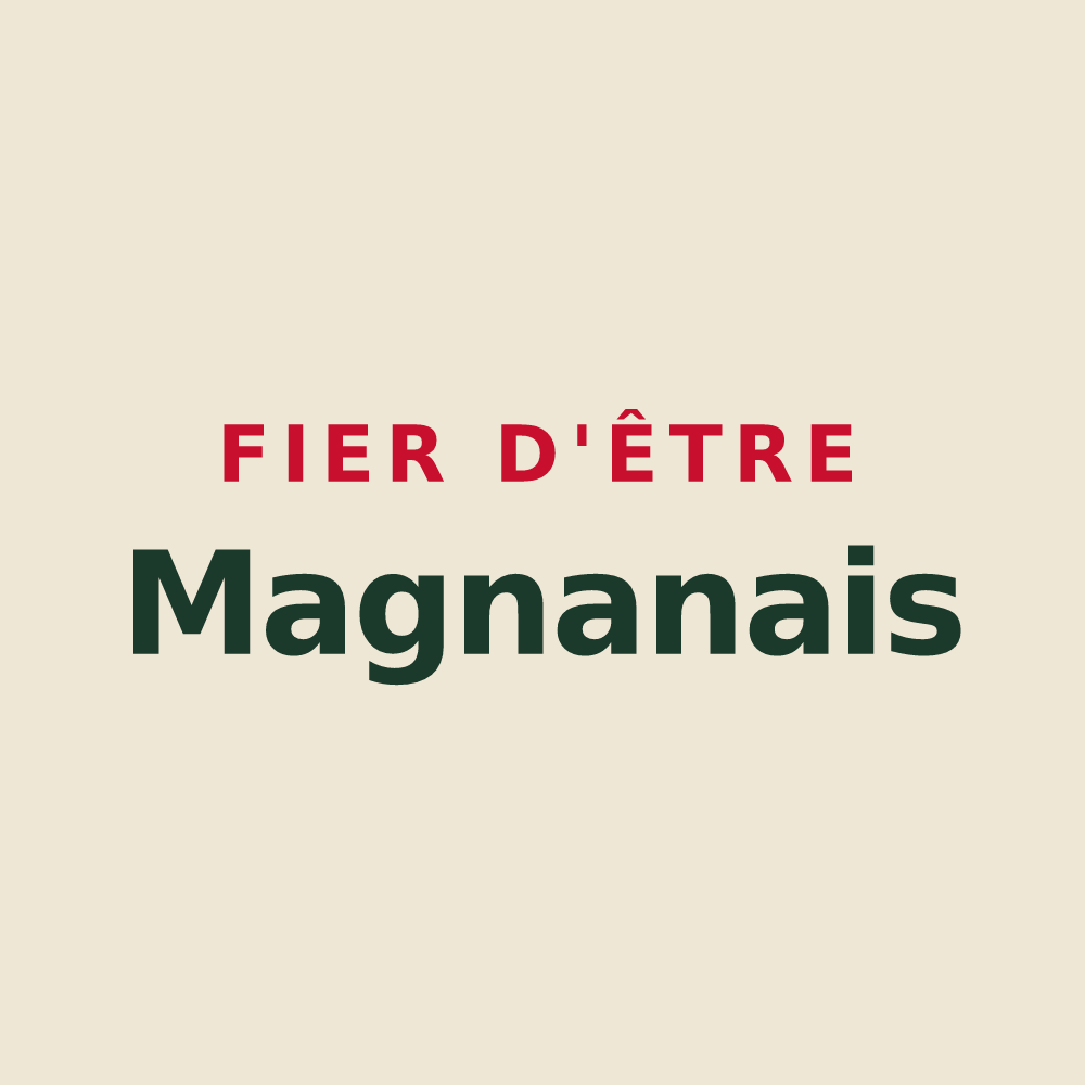 Tote bag « Fier d'être Magnanais » — design pour Magnan