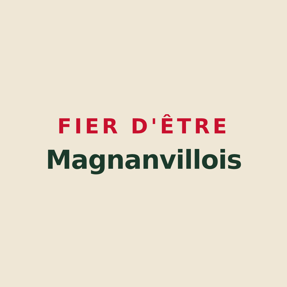 Tote bag « Fier d'être Magnanvillois » — design pour Magnanville