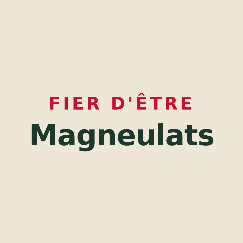 Tote bag « Fier d'être Magneulats » — design pour Magneux-Haute-Rive