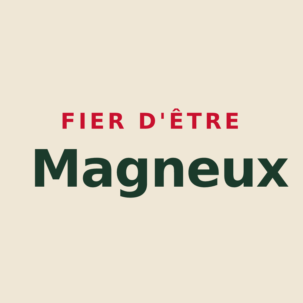 Tote bag « Fier d'être Magneux » — design pour Magneux