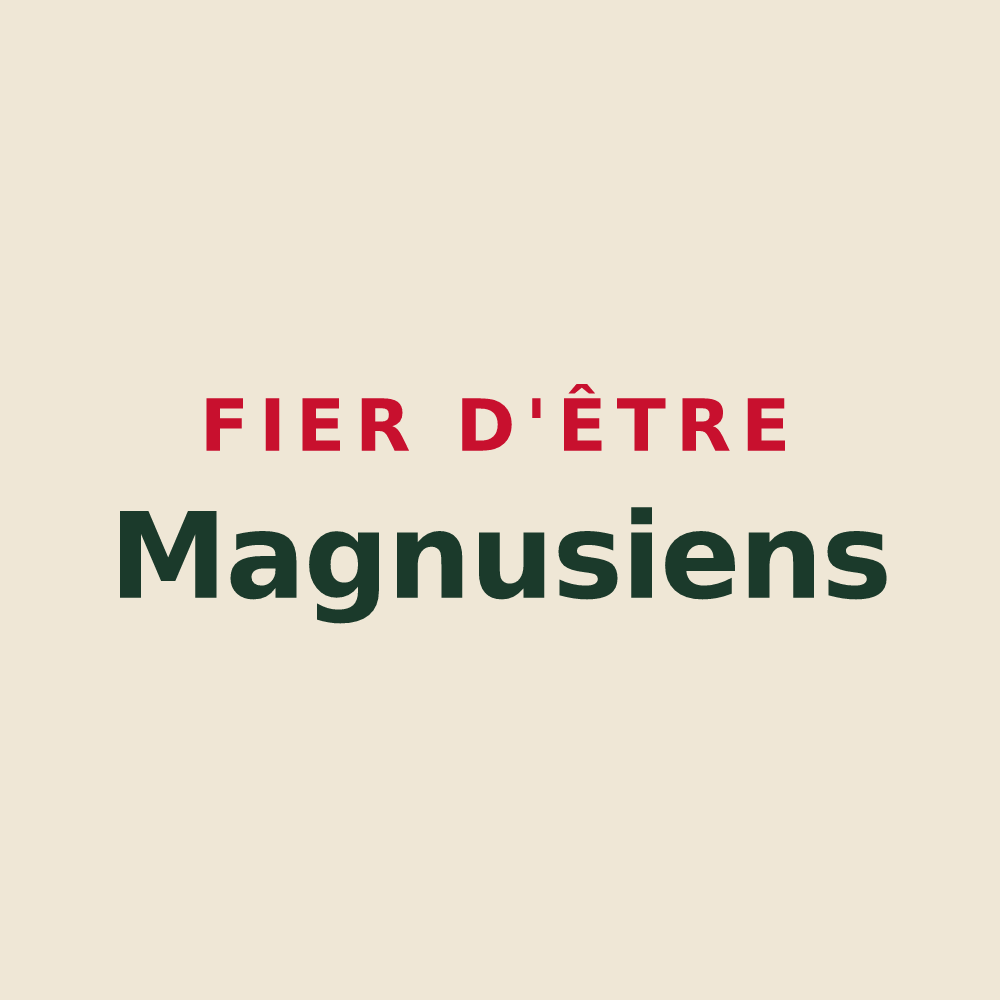 Tote bag « Fier d'être Magnusiens » — design pour Magny-en-Bessin