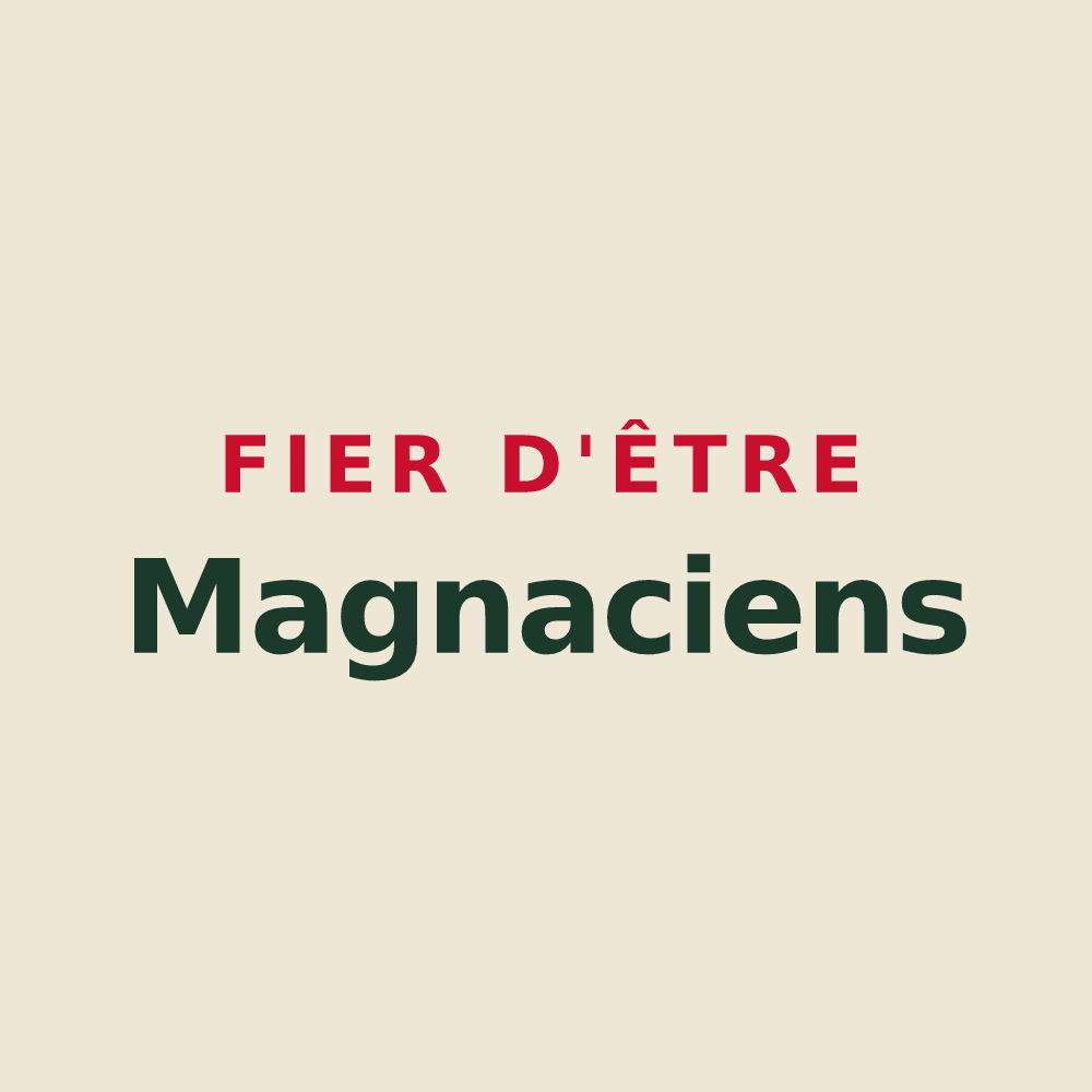 Tote bag « Fier d'être Magnaciens » — design pour Magny-le-Désert
