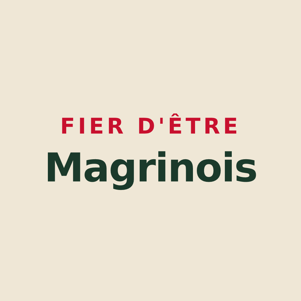 Tote bag « Fier d'être Magrinois » — design pour Magrin