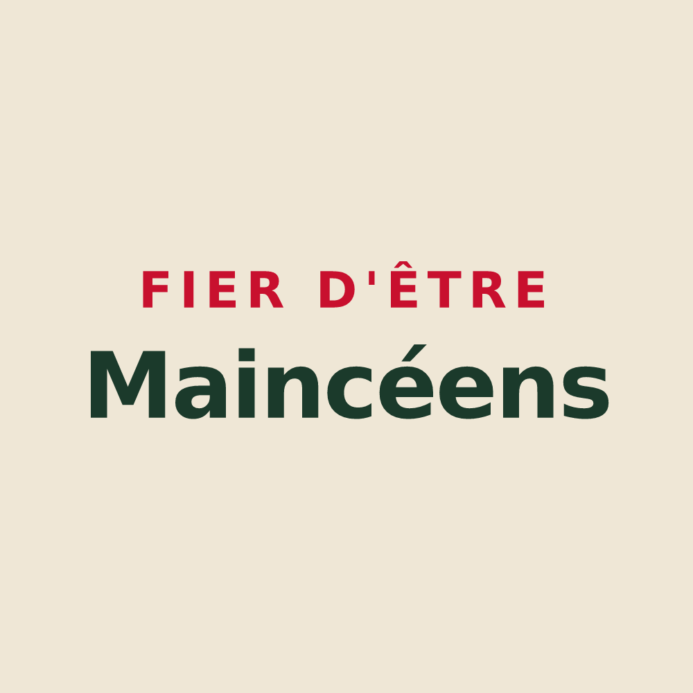 Tote bag « Fier d'être Maincéens » — design pour Maincy