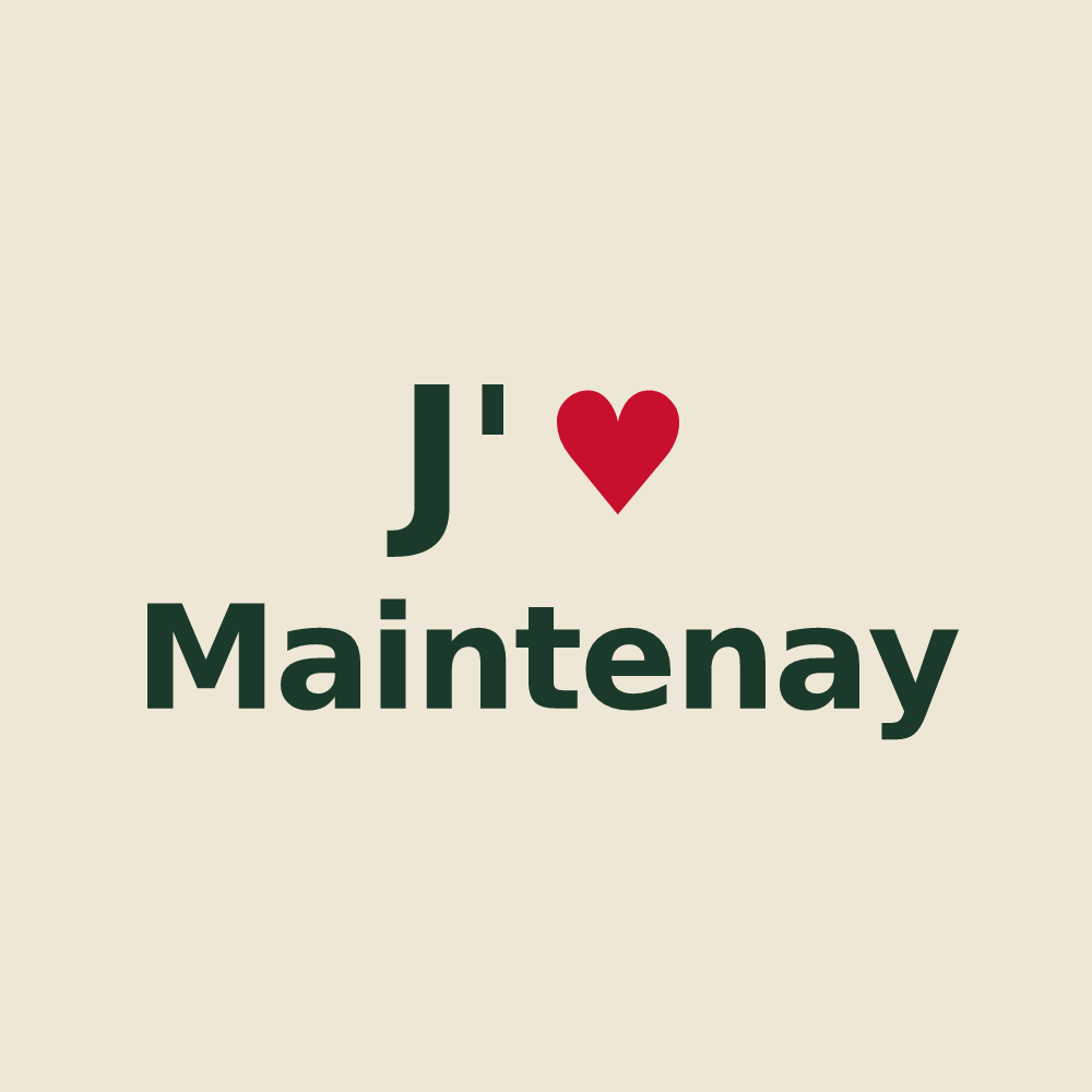 Tote bag personnalisé Maintenay — design J'aime Maintenay