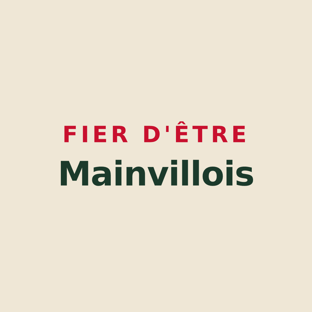 Tote bag « Fier d'être Mainvillois » — design pour Mainvillers