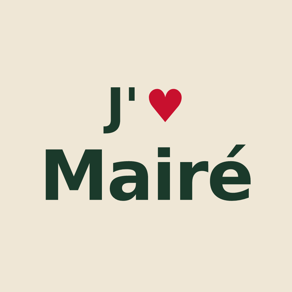Tote bag personnalisé Mairé — design J'aime Mairé