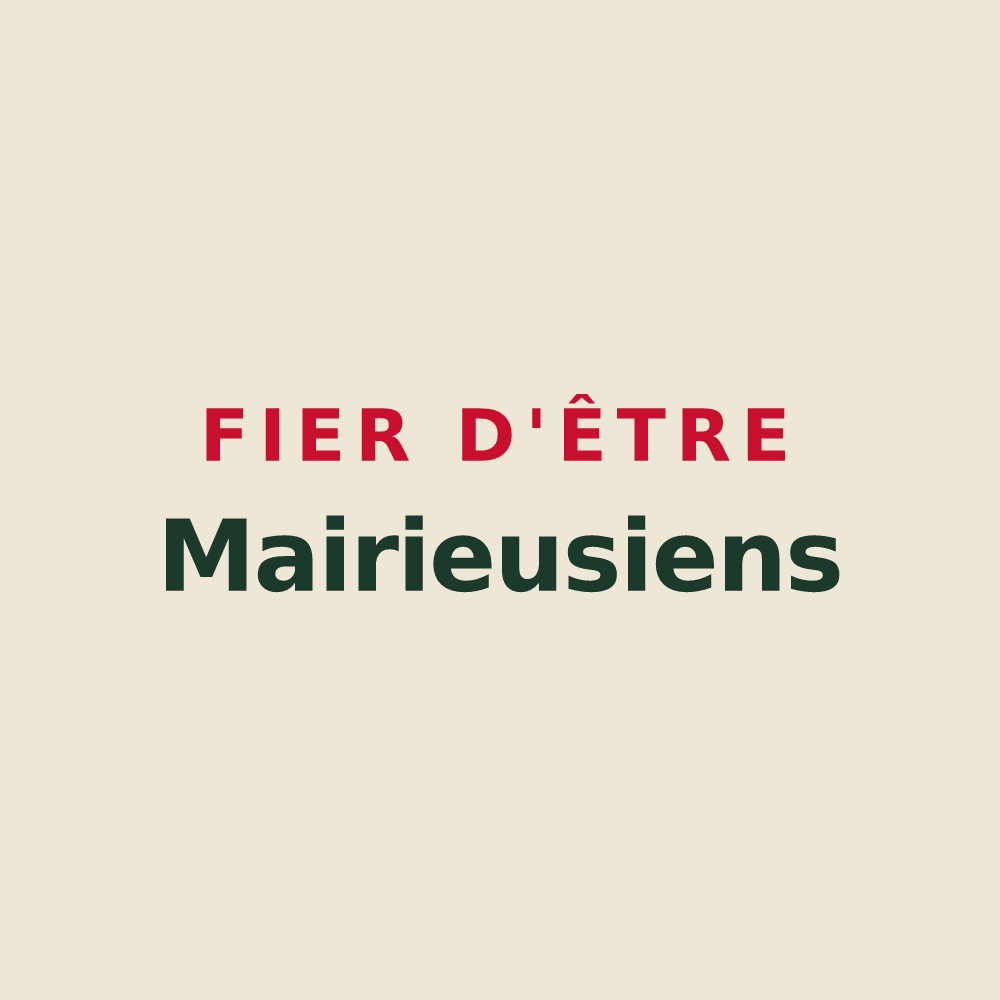 Tote bag « Fier d'être Mairieusiens » — design pour Mairieux