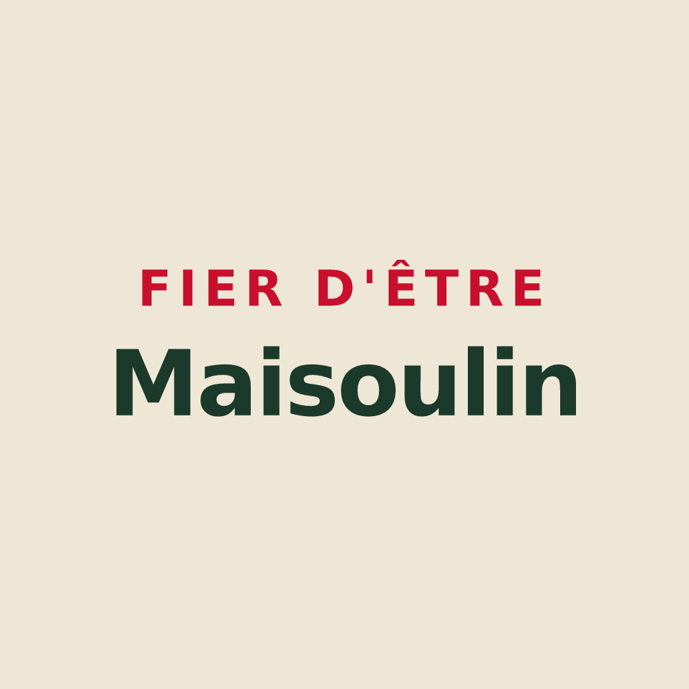 Tote bag « Fier d'être Maisoulin » — design pour Maisod
