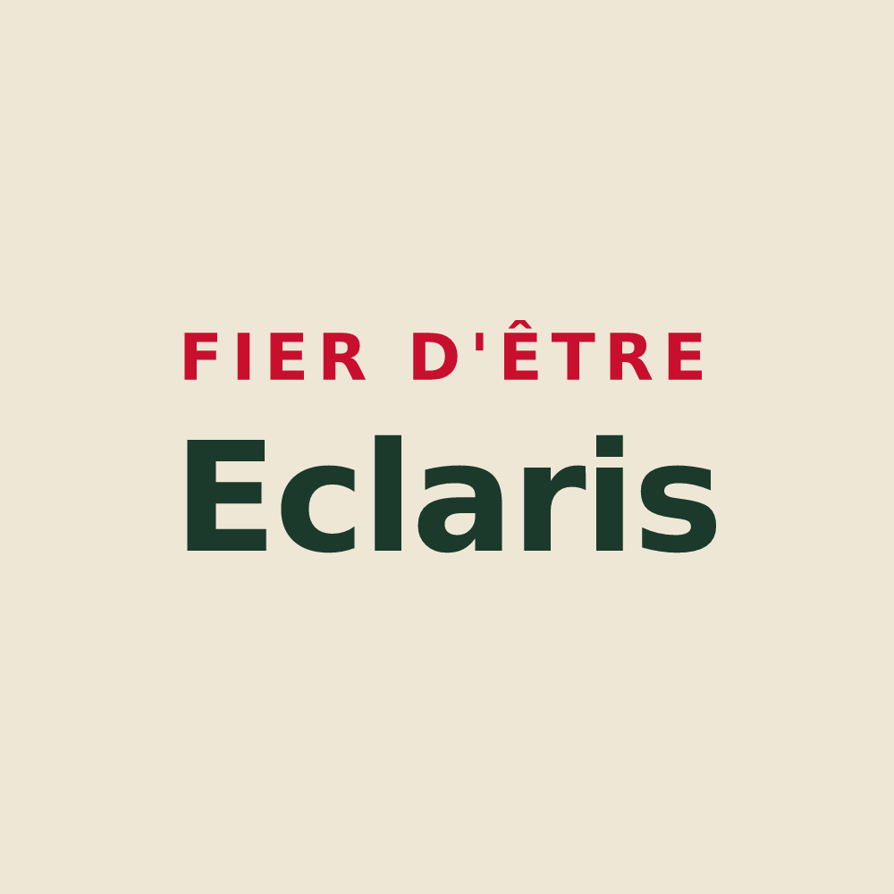 Tote bag « Fier d'être Eclaris » — design pour Maison-des-Champs