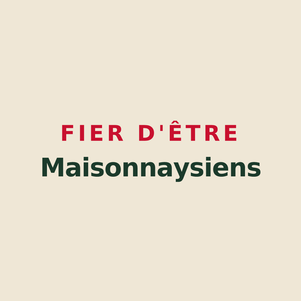 Tote bag « Fier d'être Maisonnaysiens » — design pour Maisonnay