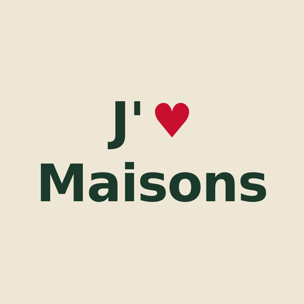 Tote bag personnalisé Maisons — design J'aime Maisons