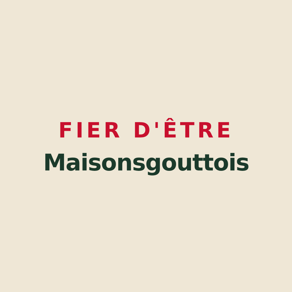 Tote bag « Fier d'être Maisonsgouttois » — design pour Maisonsgoutte