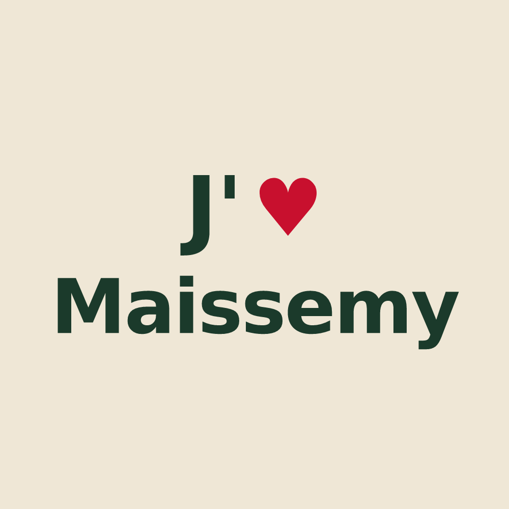 Tote bag personnalisé Maissemy — design J'aime Maissemy