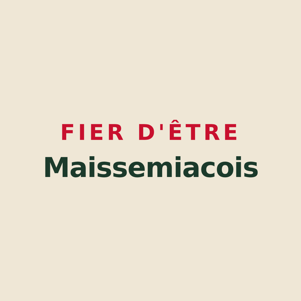 Tote bag « Fier d'être Maissemiacois » — design pour Maissemy