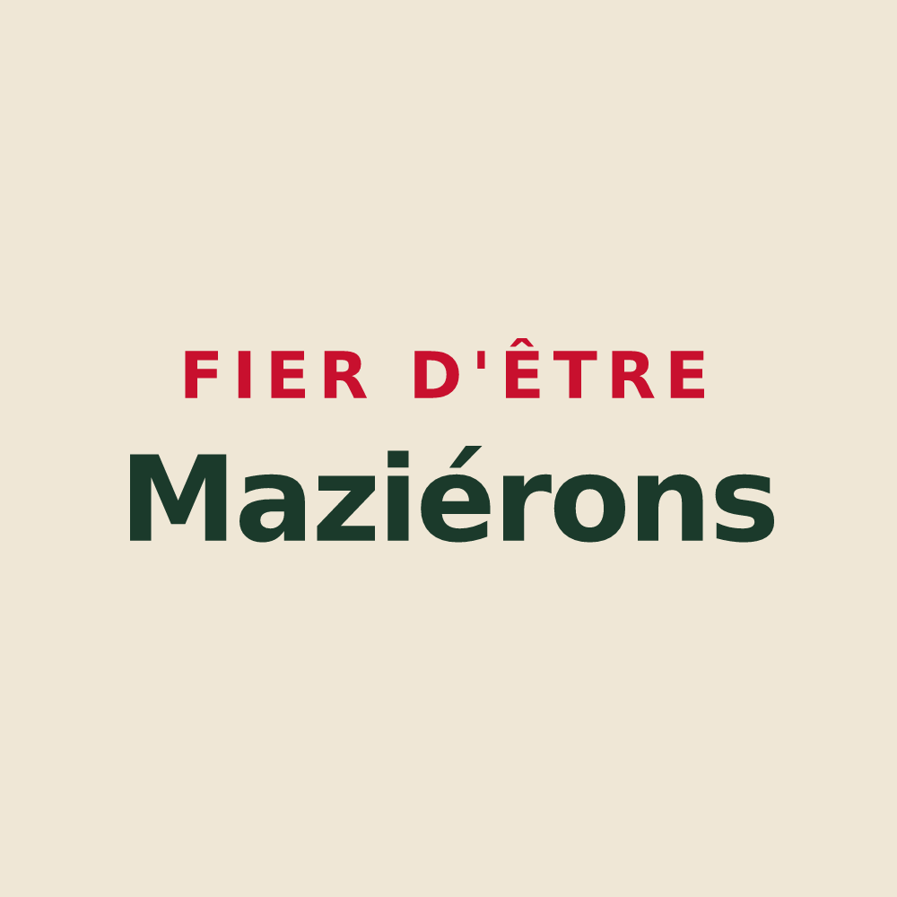 Tote bag « Fier d'être Maziérons » — design pour Maizières-la-Grande-Paroisse