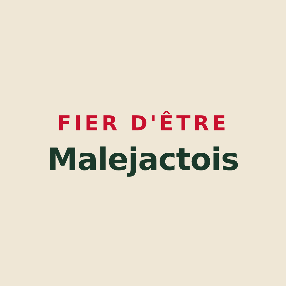 Tote bag « Fier d'être Malejactois » — design pour Majastres