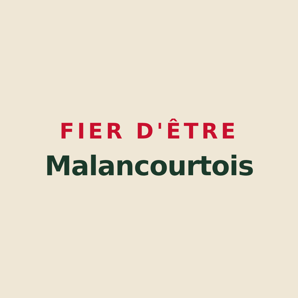 Tote bag « Fier d'être Malancourtois » — design pour Malancourt