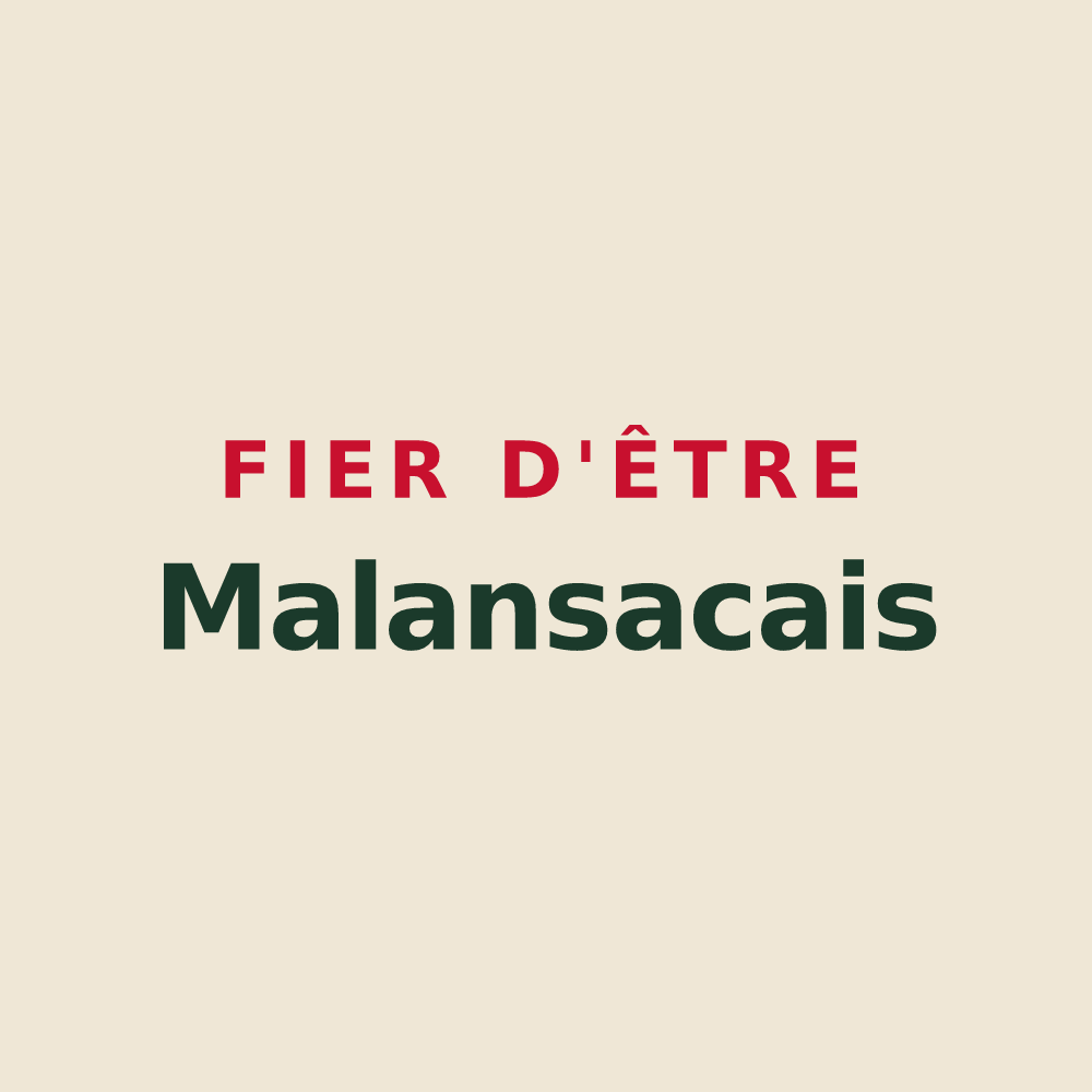 Tote bag « Fier d'être Malansacais » — design pour Malansac