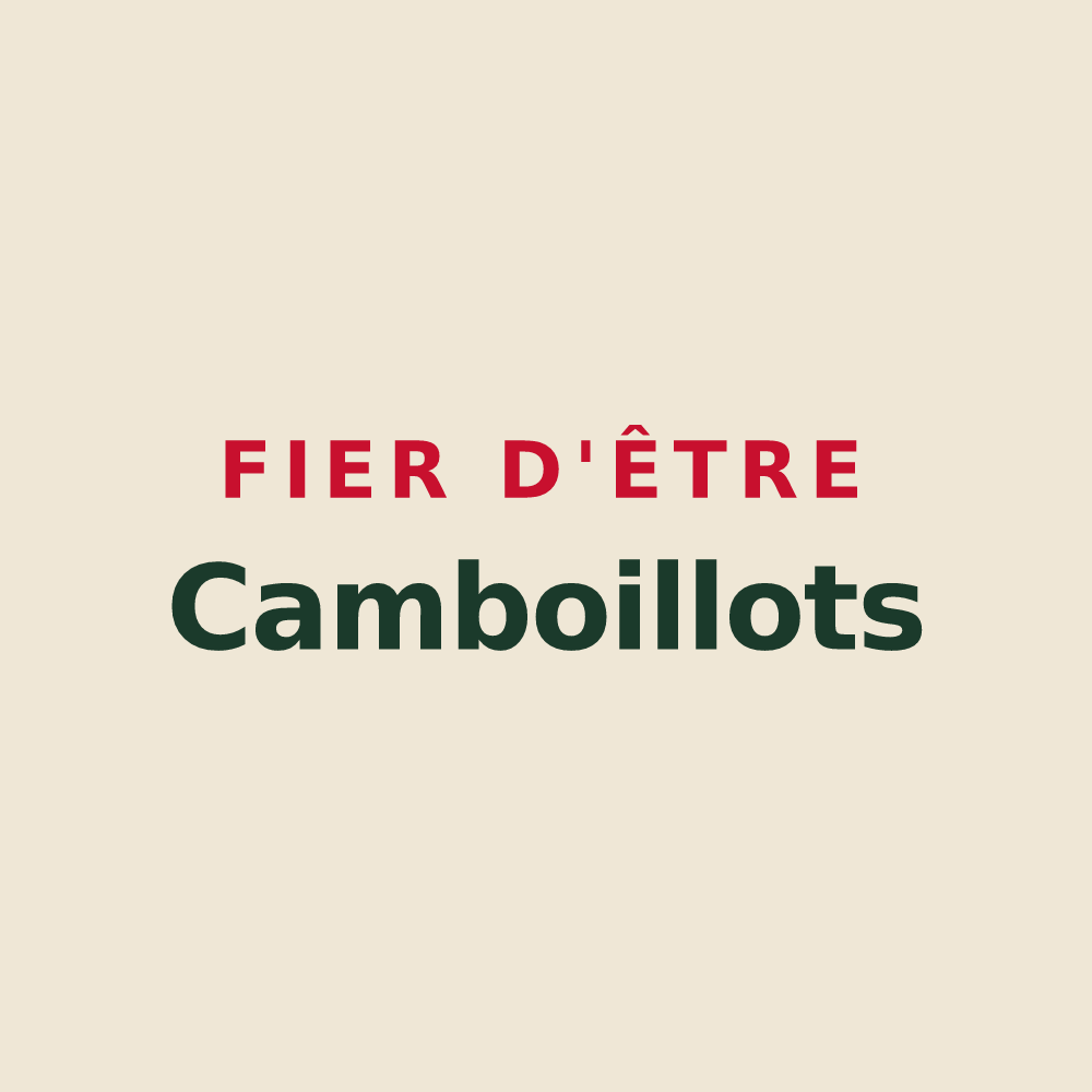 Tote bag « Fier d'être Camboillots » — design pour Malbouhans