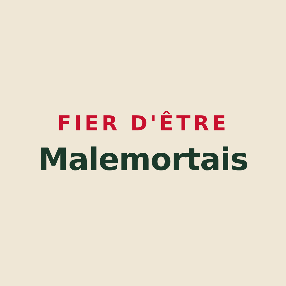 Tote bag « Fier d'être Malemortais » — design pour Malemort-du-Comtat