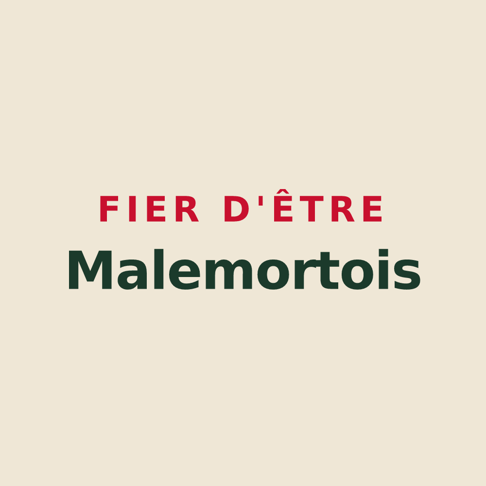 Tote bag « Fier d'être Malemortois » — design pour Malemort