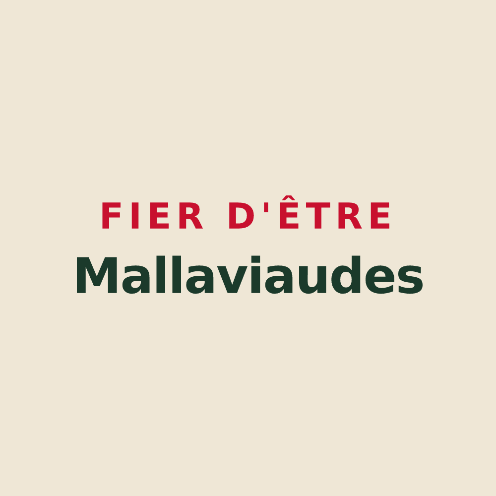 Tote bag « Fier d'être Mallaviaudes » — design pour Malleval