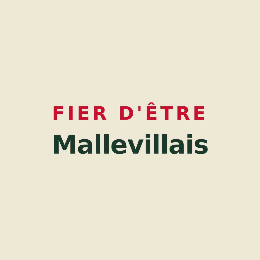 Tote bag « Fier d'être Mallevillais » — design pour Malleville-sur-le-Bec