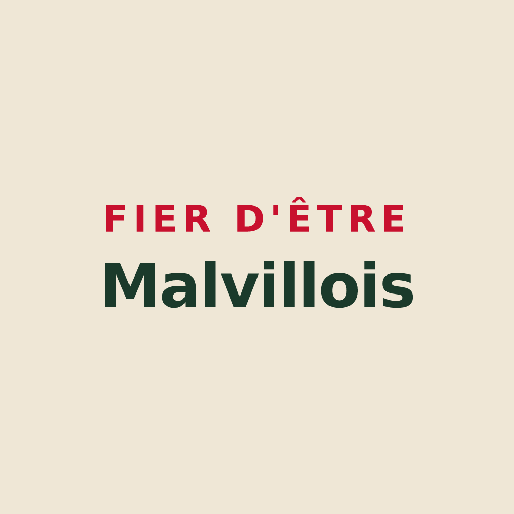 Tote bag « Fier d'être Malvillois » — design pour Malville