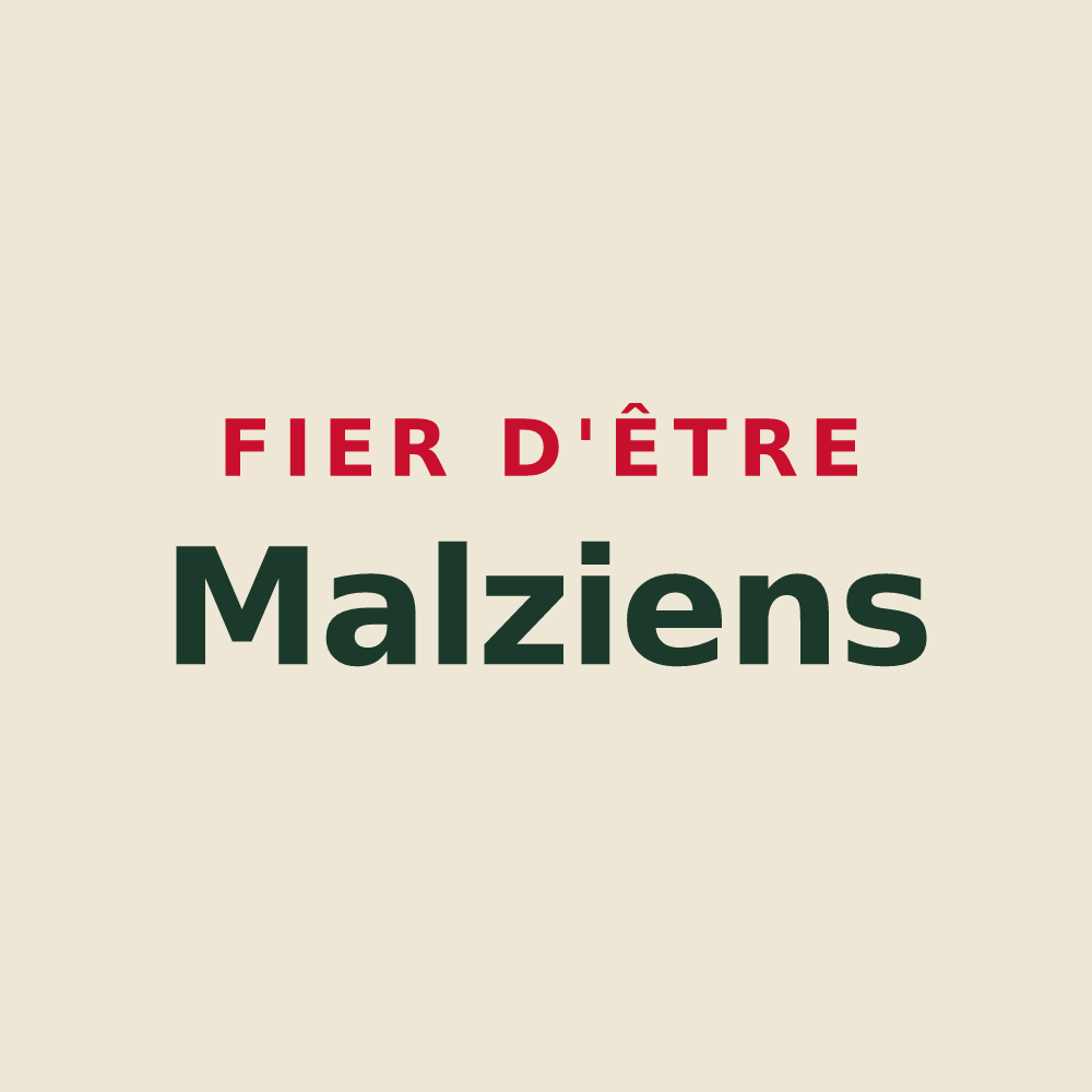 Tote bag « Fier d'être Malziens » — design pour Malzy