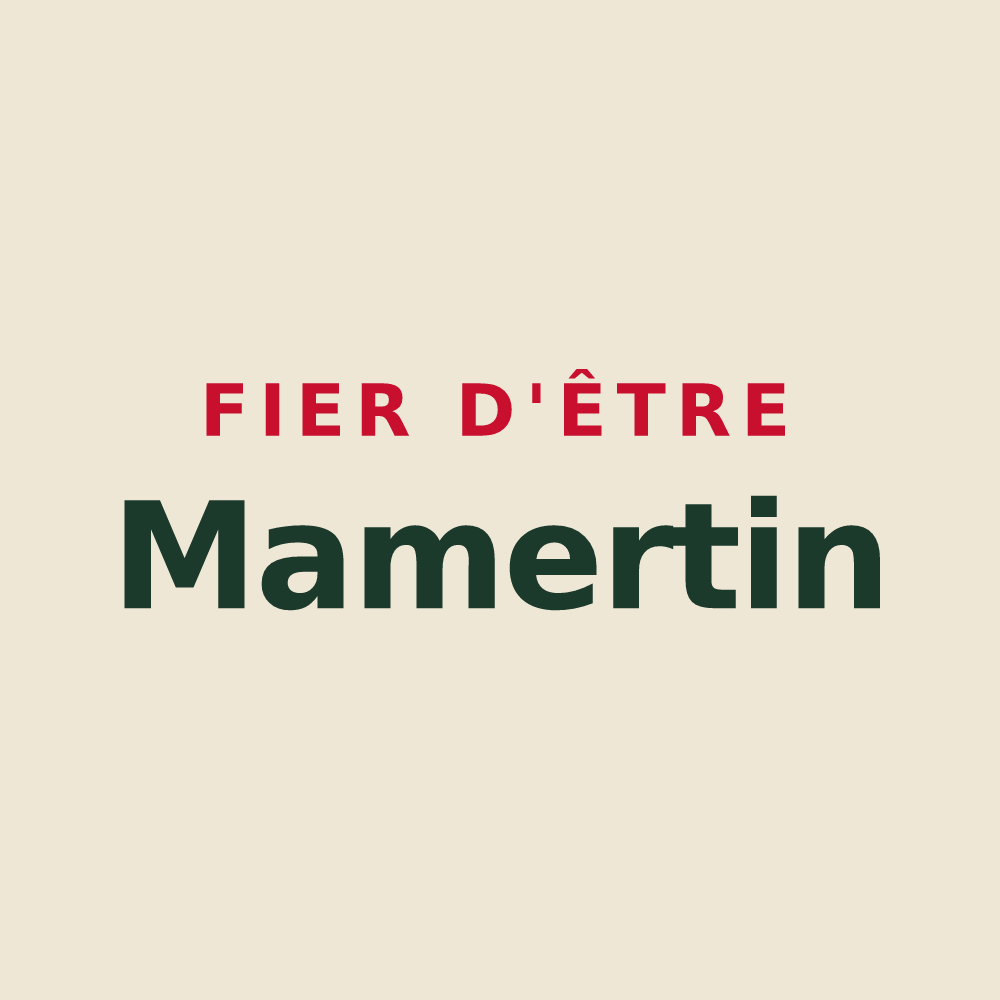 Tote bag « Fier d'être Mamertin » — design pour Mamers